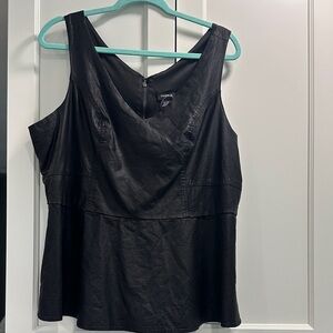 Torrid Black Sleeveless Blouse